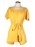 Shein Curve Solid Yellow Romper Size OXL - photo 1
