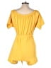 Shein Curve Solid Yellow Romper Size OXL - photo 2