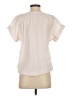 Point Sur 100% Cotton Ivory Short Sleeve Blouse Size XXS - photo 2