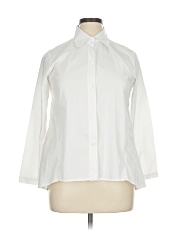 Blanque 3/4 Sleeve Button-Down Shirt (view 1)