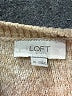 Ann Taylor LOFT Outlet Plaid Tan Pullover Sweater Size XL - photo 7