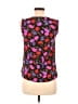 J.Crew Purple Black Sleeveless Blouse Size 00 - photo 2