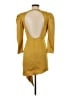 NBD 100% Polyester Gold Cocktail Dress Size S - photo 2
