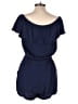 Ella Moss 100% Rayon Solid Blue Romper Size L - photo 2