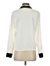 Shein 100% Polyester Ivory Long Sleeve Blouse Size 2 - photo 2