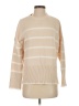 Sincerely Jules 100% Cotton Stripes Tan Pullover Sweater Size S - photo 1