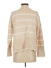 Sincerely Jules 100% Cotton Stripes Tan Pullover Sweater Size S - photo 2