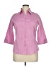 Cotton Express Pink 3/4 Sleeve Button-Down Shirt Size 1X - photo 1