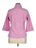 Cotton Express Pink 3/4 Sleeve Button-Down Shirt Size 1X - photo 2