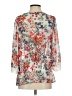 Black Rainn Ivory 3/4 Sleeve Blouse Size S - photo 2