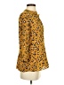Zara Basic Animal Print Gold 3/4 Sleeve Blouse Size S - photo 4