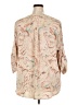 Torrid 100% Polyester Paisley Tan 3/4 Sleeve Blouse Size 3X Plus (3) - photo 2