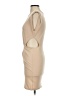 Lush Solid Tan Cocktail Dress Size S - photo 5