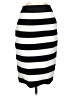 Express Stripes White Casual Skirt Size XS - photo 1