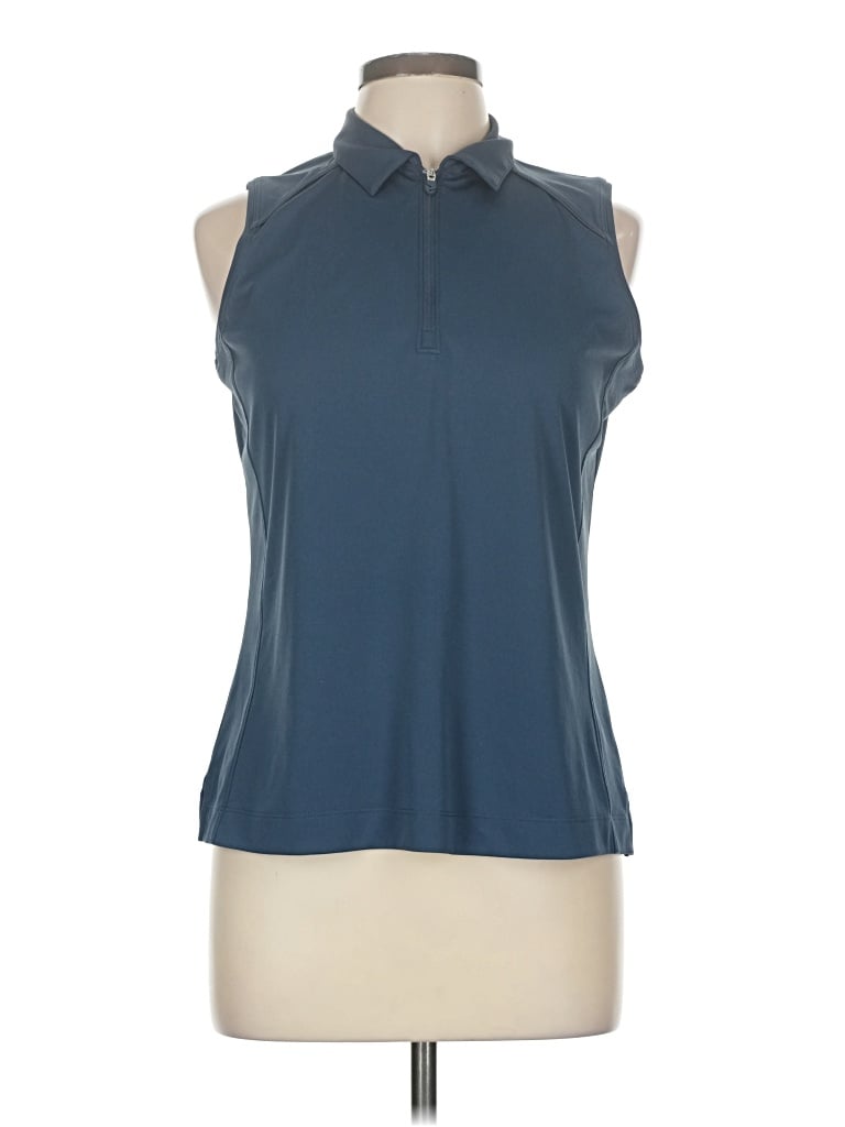 Pre-owned Slazenger Sleeveless T-shirt In Blue