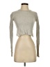 Babaton Gray Long Sleeve Top Size XXS - photo 1