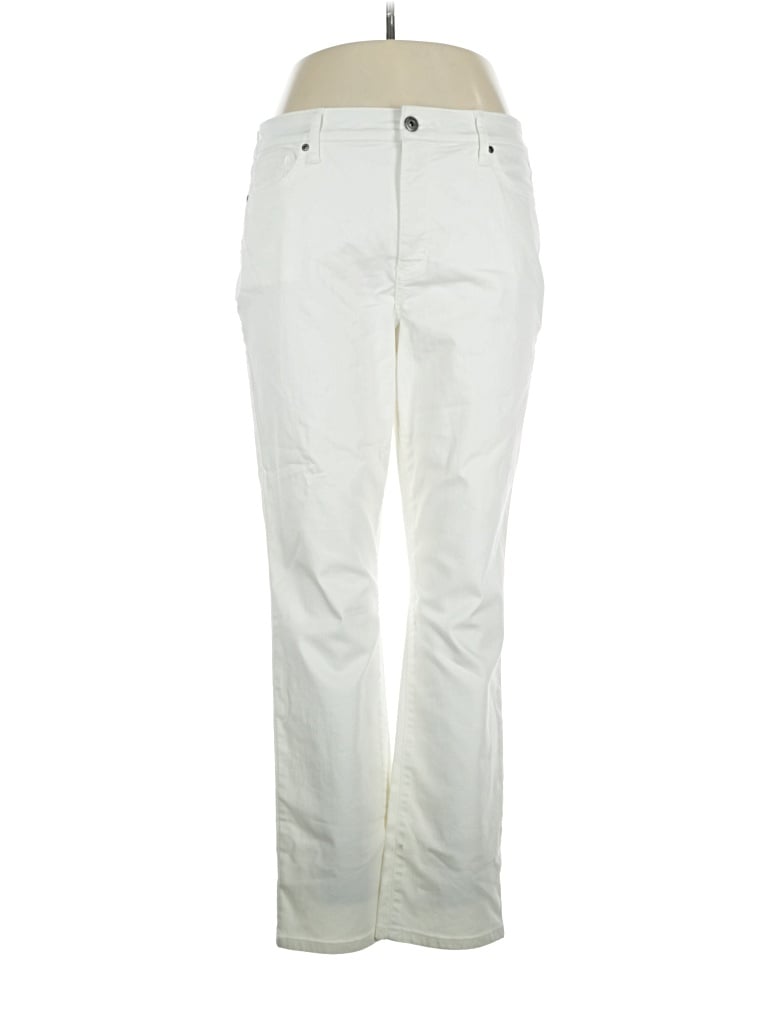 Pre-owned St. John's Bay Casual Pants In White