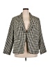 Halogen Houndstooth Ivory Blazer Size 3X - photo 1