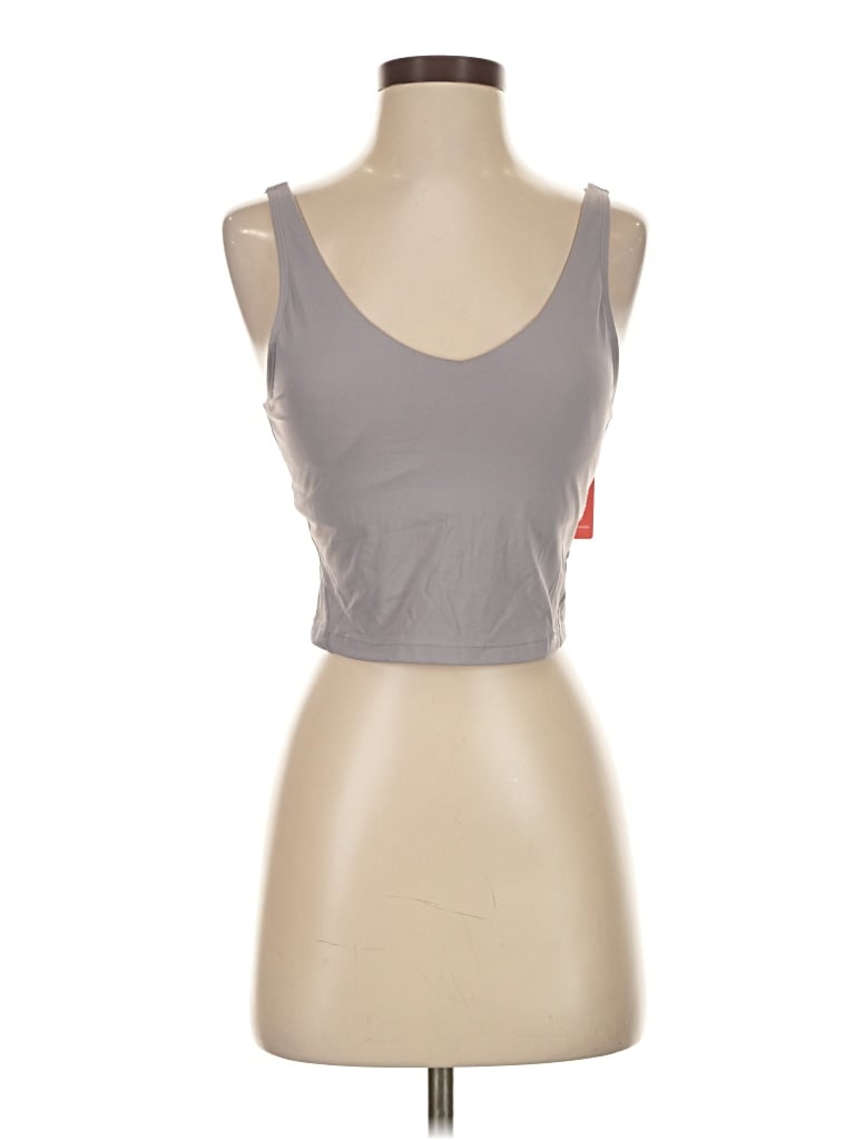 Unbranded Tank Top Gray Strapless Neckline Tops