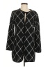Nina Leonard 100% Acrylic Argyle Black Kimono Size M - photo 1