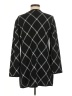 Nina Leonard 100% Acrylic Argyle Black Kimono Size M - photo 2