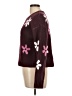 Sonoma Goods for Life Floral Burgundy Pullover Sweater Size L - photo 5