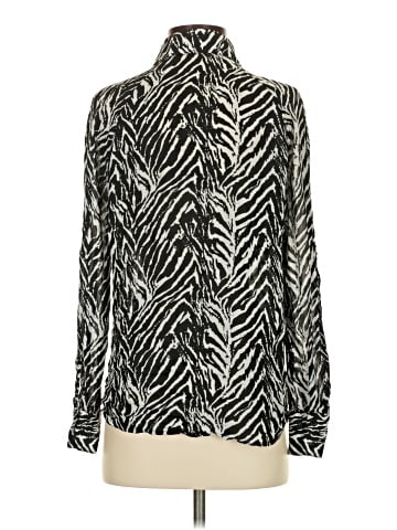 Pink Tartan Long Sleeve Blouse (view 2)