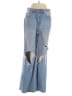 ABound 100% Cotton Hearts Blue Jeans Size 27 waist - photo 1