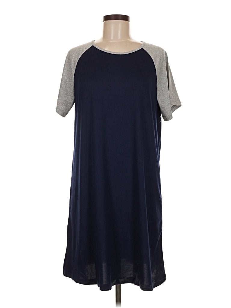 Ekouaer Casual Dress In Blue