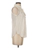 Bishop + Young 100% Rayon Ivory Sleeveless Blouse Size XS - photo 4