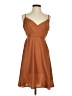 Assorted Brands 100% Polyester Solid Brown Casual Dress Size S - photo 1