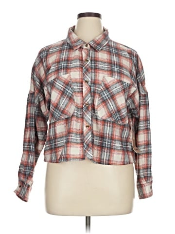 Ci Sono Long Sleeve Button-Down Shirt (view 1)