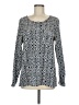 Gap 100% Polyester Ivory Long Sleeve Top Size M - photo 1