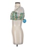 Rhode 100% Cotton Green Sleeveless Blouse Size XS - photo 5