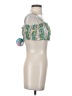 Rhode 100% Cotton Green Sleeveless Blouse Size XS - photo 4