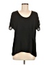 Soprano Black Short Sleeve Top Size M - photo 1