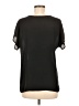 Soprano Black Short Sleeve Top Size M - photo 2