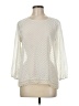 Eclair 100% Polyester Ivory 3/4 Sleeve Blouse Size M - photo 1