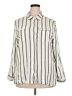 Unbranded Stripes Ivory Long Sleeve Blouse Size XXL - photo 1