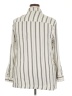 Unbranded Stripes Ivory Long Sleeve Blouse Size XXL - photo 2