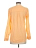 Talbots 100% Cotton Orange Long Sleeve Blouse Size XS - photo 2