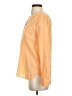 Talbots 100% Cotton Orange Long Sleeve Blouse Size XS - photo 5