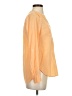 Talbots 100% Cotton Orange Long Sleeve Blouse Size XS - photo 4