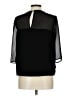 DKNYC Black 3/4 Sleeve Blouse Size L (estimated) - photo 2