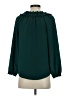 J.Crew 100% Polyester Green 3/4 Sleeve Blouse Size XXS - photo 2