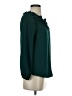 J.Crew 100% Polyester Green 3/4 Sleeve Blouse Size XXS - photo 4