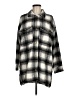 Banana Republic Plaid Gray Coat Size M - photo 1