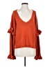 Cupcakes & Cashmere Orange Pullover Sweater Size S - photo 1