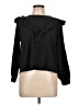 J.Crew Black Long Sleeve Blouse Size L - photo 1