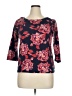 Croft & Barrow Floral Blue Cardigan Size XL - photo 1
